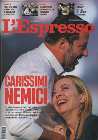 L'Espresso - n. 43 - 27 ottobre 2023 - settimanale