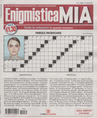 Enigmistica Mia - Uscita n.30 - 22 Luglio 2025 - Settimanale