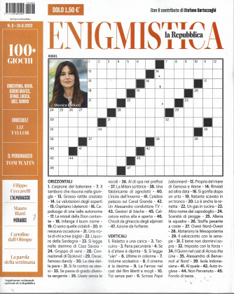 Enigmistica - La Repubblica - n. 8 - 24/8/2022 - 100 giochi - settimanale