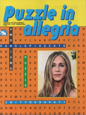 Puzzle in allegria - n. 367- mensile  -gennaio 2024