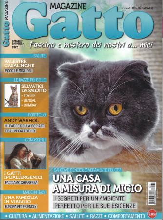 Gatto magazine - n.147 - bimestrale - ottobre/novembre 2022