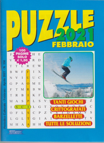 Puzzle 2021 - n. 350 - febbraio - aprile 2021 - 100 pagine