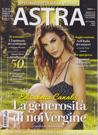 Astra - n. 9  - mensile - settembre  2021