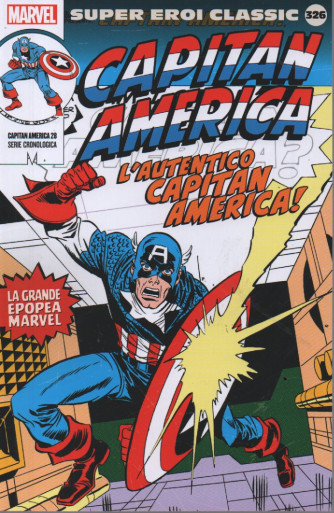 Super Eroi Classic -Capitan America - nº326  -   settimanale -