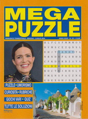 Mega puzzle - n. 101 - trimestrale - maggio - luglio   2024