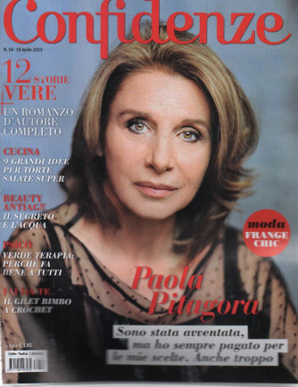 Confidenze - n. 16  -18 aprile    2023 - settimanale