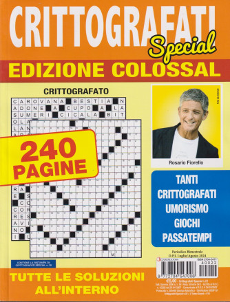 Crittografati Special edizione colossal - n.22- bimestrale - luglio - agosto    2024 - 240 pagine