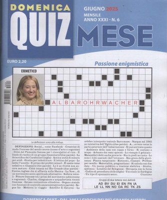 Domenica Quiz Mese - Uscita n.6 - 10 Giugno 2025 - Mensile