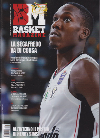 BM Basket magazine - n. 75 - settembre - ottobre 2021 -