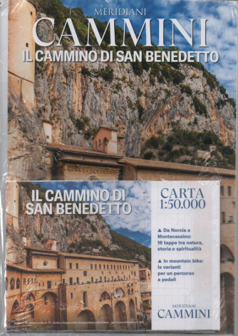 Meridiani Cammini -Il cammino di San Benedetto - n.11 - bimestrale  -10/7/2021