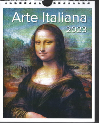 Calendario da parete e da tavolo ARTE ITALIANA 2023 - cm. 16,5 x 21 c/spirale