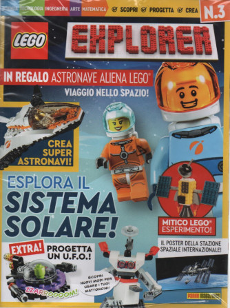 Lego Explorer - n. 10 - bimestrale - 15 settembre  2023 + in regalo il geco Lego!