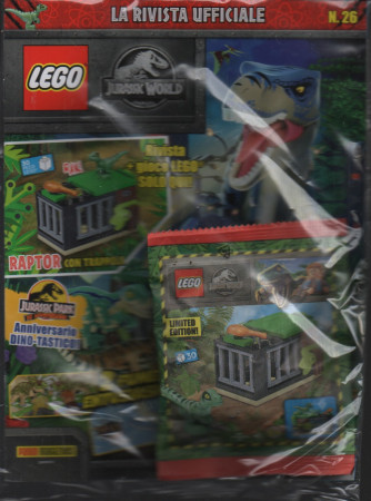 Lego Jurassic World - 34°Uscita - 20 luglio  2023-bimestrale - rivista + gioco Lego