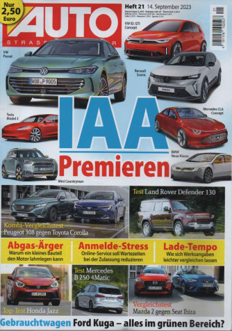 Auto - n. 21 - 14 september 2023 - in lingua tedesca