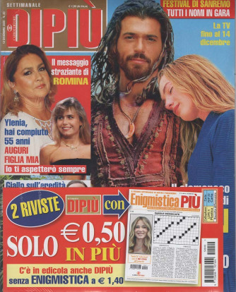 Settimanale Dipiù + Enigmistica Più - Uscita n.49 - 6 Dicembre 2025 - Settimanale