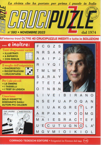 Crucipuzzle - n. 593  -novembre   2023 - mensile