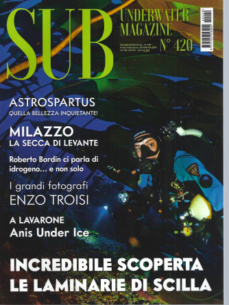 Sub underwater magazine - n.420 - bimestrale - 20 febbraio 2024
