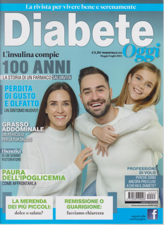 Diabete oggi - n. 63 -maggio - luglio 2021 - trimestrale