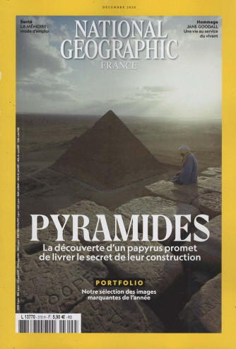 National Geographic France - Pyramides - Uscita n.315 - 5 Dicembre 2025 - Mensile - In lingua francese