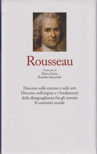 I GRANDI FILOSOFI (2024) - n. 15- Rousseau -   settimanale -7/9/2024 -  copertina rigida