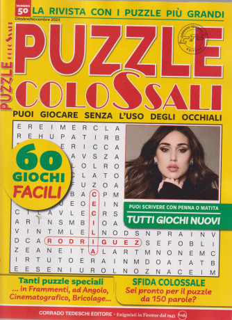 Puzzle colossali - n.50 -ottobre - novembre   2024 - bimestrale