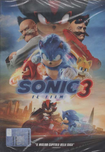 I Dvd Fiction di Sorrisi - Sonic 3 - Il Film - Uscita n.5 - 4 Dicembre 2025