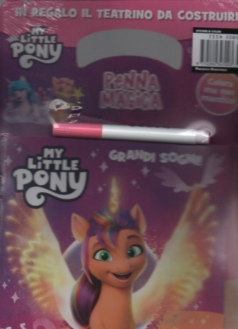 My Little Pony -Sticker & Color  + penna magica  - n. 44 - 20/2/2023 - bimestrale