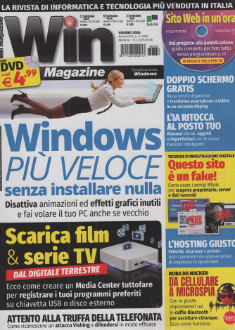 Win Magazine Plus + Dvd - Uscita n.338 - 21 Maggio 2026 - Mensile