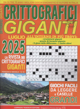 Crittografici Giganti - Uscita n.51 - 12 Giugno 2025 - Mensile