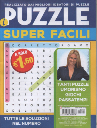 I puzzle super facili - n.4 - bimestrale - gennaio - febbraio 2023