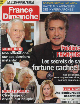 France Dimanche - n. 3994 - 17 au 23 mars     2023- in lingua francese