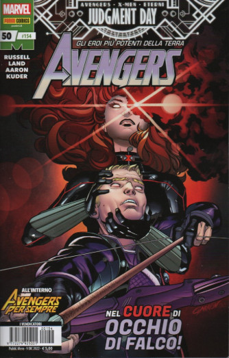 Gli eroi più potenti della terra - Avengers  - Nel cuore di occhio di falco! - n. 50 - mensile - 9 dicembre 2022