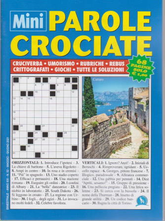 Mini Parole Crociate - n. 52 - bimestrale -maggio - giugno  2021 - 68 pagine