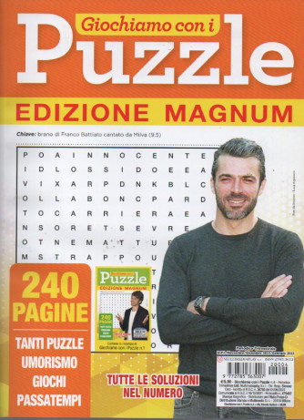 Giochiamo con i puzzle   - n. 4 - trimestrale -novembre - dicembre - gennaio 2023 - 240 pagine