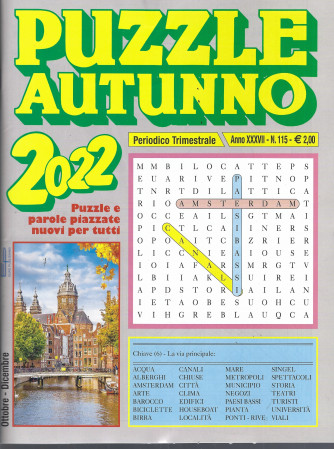 Puzzle autunno 2022 - n.115 - trimestrale - ottobre/dicembre 2022