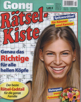 Gong - Ratsel - Kiste - n. 10 /2023 - in lingua tedesca