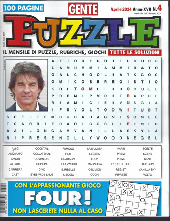 Gente puzzle - n. 4 - aprile 2024 - mensile - 100 pagine
