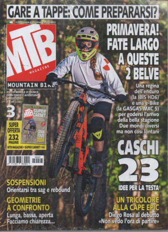 Mtb Magazine - n. 3 - mensile -marzo  2024 + Super Carnet - 2 riviste