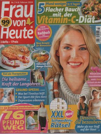 Frau von Heute - n. 7 - 8 februar 2024 - in lingua tedesca