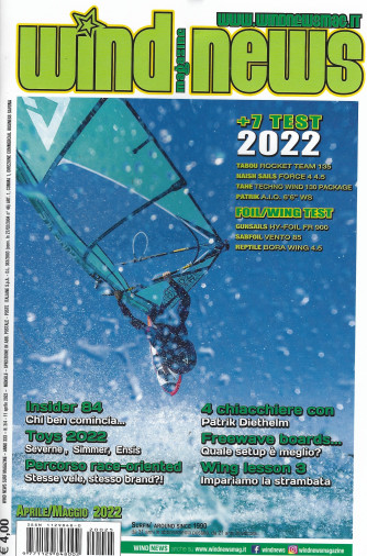 Wind News Surf magazine - n. 3/4- mensile -11 aprile     2022