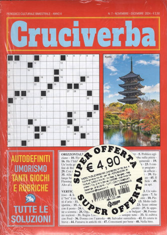 Raccolta Cruciverba per le Stagioni - Cruciverba + Raccolta Parole Crociate per le Vacanze + Penna - 31 Ottobre 2025