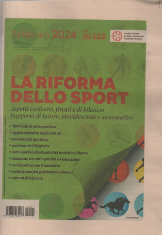 La riforma dello sport - n. 1 - febbraio 2024- mensile