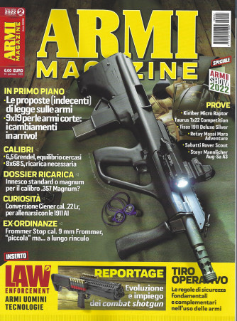 Armi magazine - n. 2  - febbraio 2022 - mensile
