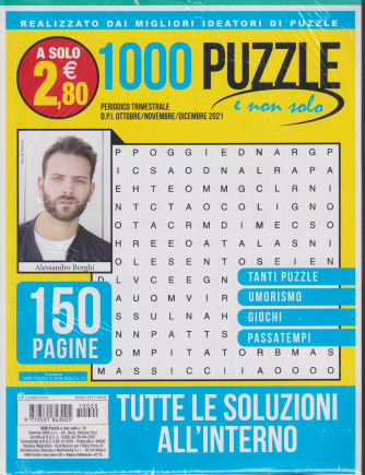 1000 puzzle e non solo - n. 20 - trimestrale - ottobre - novembre - dicembre 2021 - 150 pagine