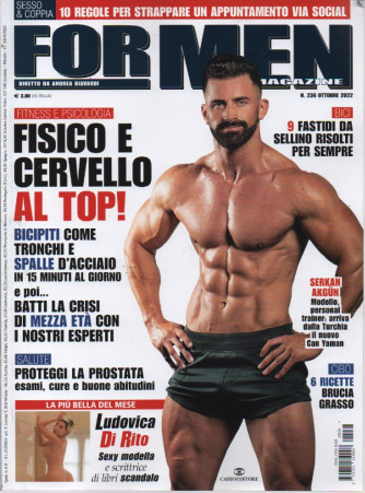 For men  magazine- n. 236 -ottobre   2022 - mensile