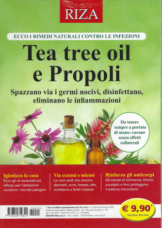 Riza Relax - n. 15 -Tea tree oil e Propoli- gennaio - febbraio 2022