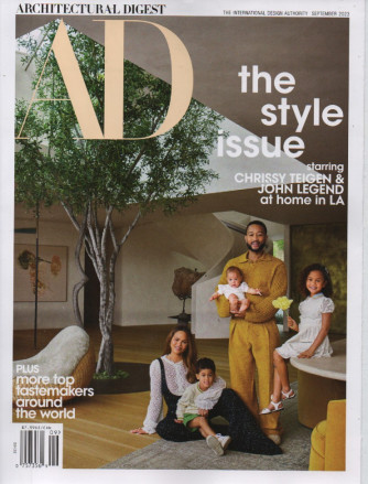 AD -Architectural Digest - n. 9 - september 2023 - in lingua inglese