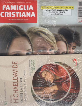 Famiglia Cristiana + Libro " Oltre la legge - Fratel Michael Davide" - Uscita n.45 - 6 Novembre 2025 - Settimanale