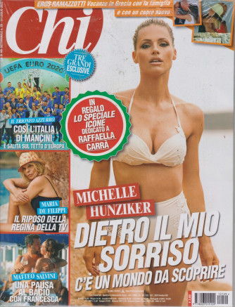 Chi + in regalo lo speciale icone dedicato a Raffaella Carrà - n. 29 - settimanale -14 luglio 2021 - 3 riviste