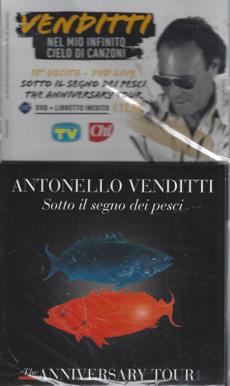 18° CD Antonello Venditti -Sotto il segno dei pesci -    cd + libretto inedito -29/7/2022- settimanale